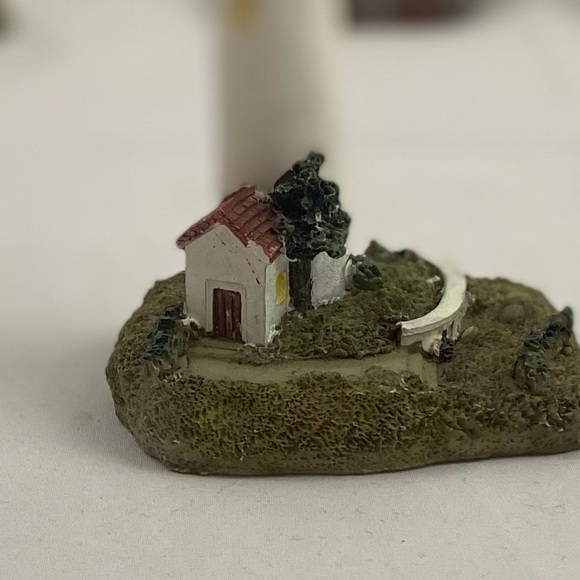 Tradewind Bay By the Shore Polystone White Lighthouse with Attached House - Picture 10 of 11